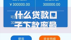 什么贷款口子下款率最高？资质与平台选择深度解析