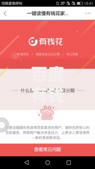 百度有钱花官方电话如何获取？官方客服贷款申请全解析