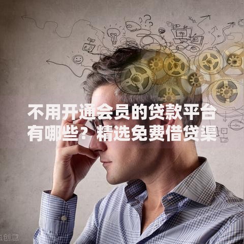 不用开通会员的贷款平台有哪些？精选免费借贷渠道解析