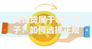 向钱贷属于哪个口子？如何选择正规贷款平台权威解析