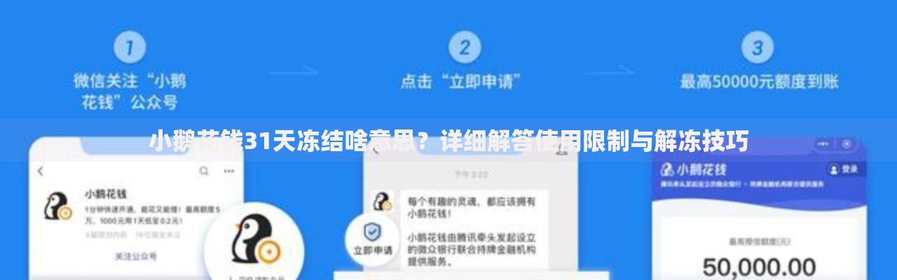 小鹅花钱31天冻结啥意思？详细解答使用限制与解冻技巧