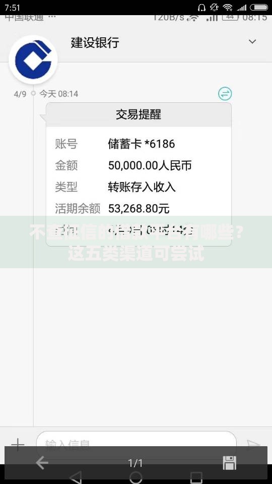 不查征信的借款平台有哪些？这五类渠道可尝试