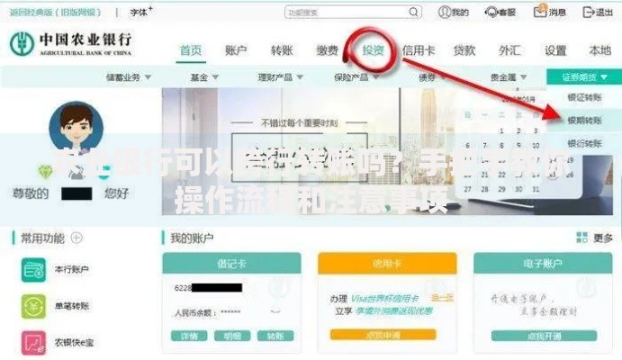 农业银行可以跨行转账吗？手把手教你操作流程和注意事项