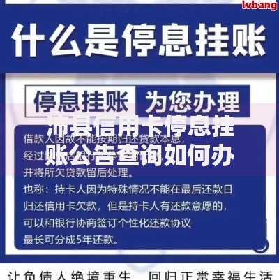 沛县信用卡停息挂账公告查询如何办理？最新政策解析