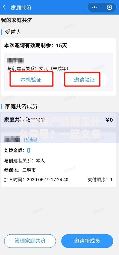 共享账户额度是什么意思？一篇文章搞懂多人共用额度的优缺点