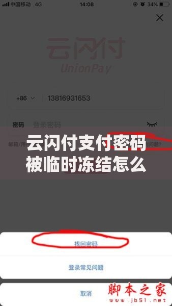云闪付支付密码被临时冻结怎么处理？这些方法帮你快速解锁