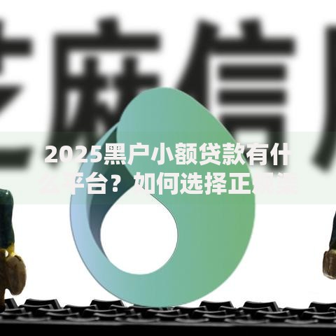 2025黑户小额贷款有什么平台？如何选择正规渠道