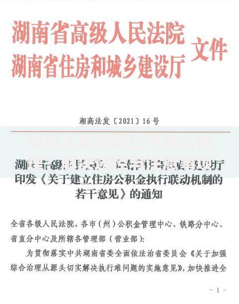 失信人员借款口子怎么处理？解决途径与注意事项解析