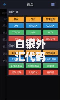 白银外汇代码：揭秘贵金属交易背后的神秘符号与实战技巧
