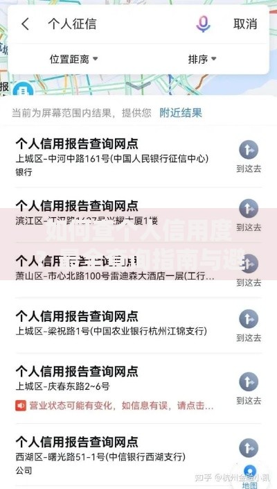 如何查个人信用度？最全查询指南与避坑攻略