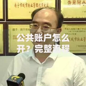公共账户怎么开？完整流程与实用指南分享
