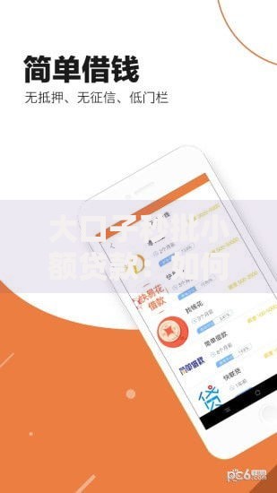 大口子秒批小额贷款：如何快速申请低门槛借款？