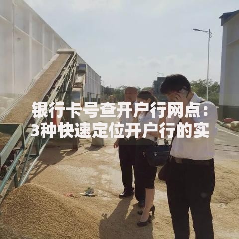 银行卡号查开户行网点：3种快速定位开户行的实用方法
