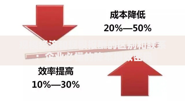 规模经济和规模报酬的区别和联系：企业必懂的降本增效密码
