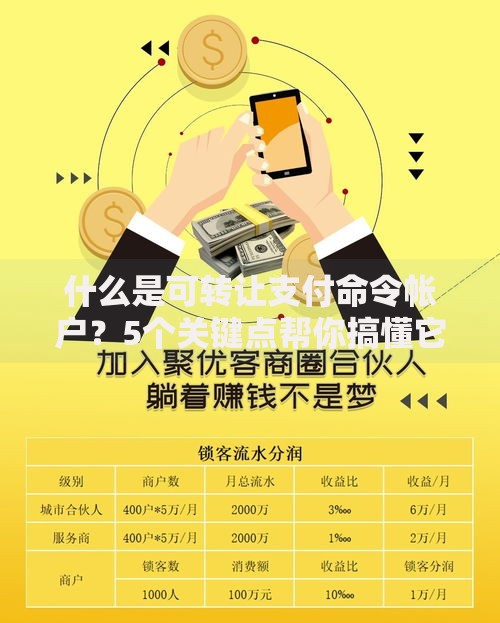 什么是可转让支付命令帐户？5个关键点帮你搞懂它的运作逻辑