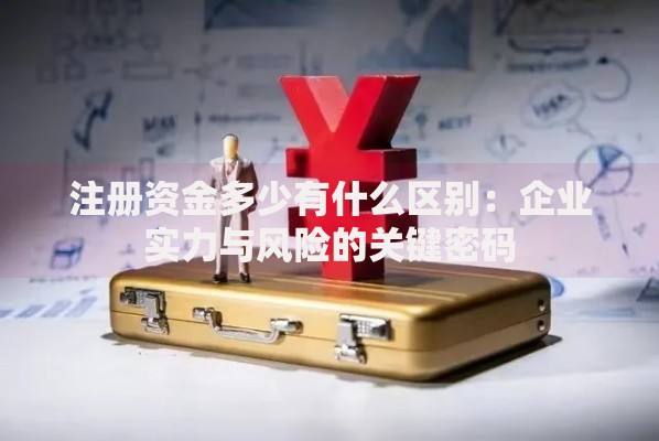 注册资金多少有什么区别：企业实力与风险的关键密码