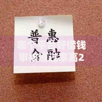 哪个平台好借钱审核通过率高2025年权威评测指南