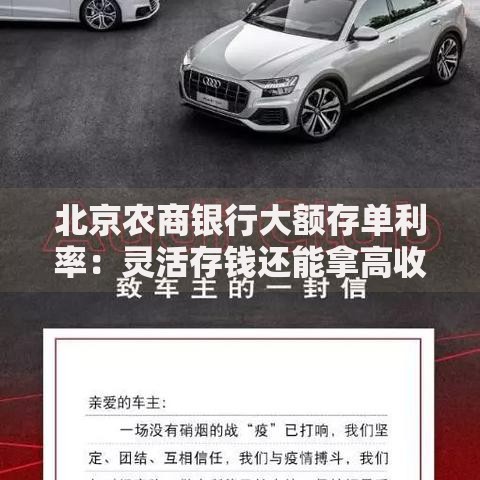 北京农商银行大额存单利率：灵活存钱还能拿高收益的秘诀