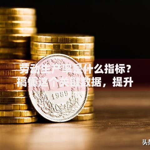 劳动生产率是什么指标？搞懂这个关键数据，提升赚钱效率！