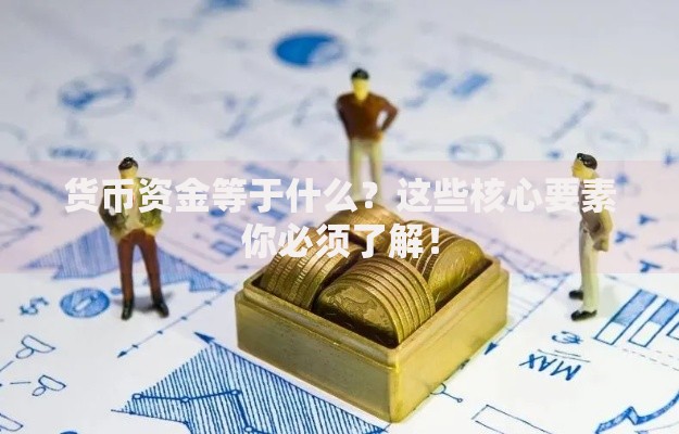 货币资金等于什么？这些核心要素你必须了解！