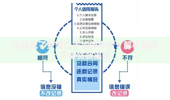 征信花了贷款口子如何申请？解析征信不良贷款渠道