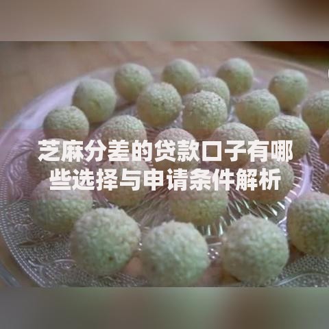 芝麻分差的贷款口子有哪些选择与申请条件解析