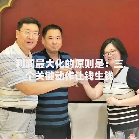 利润最大化的原则是：三个关键动作让钱生钱