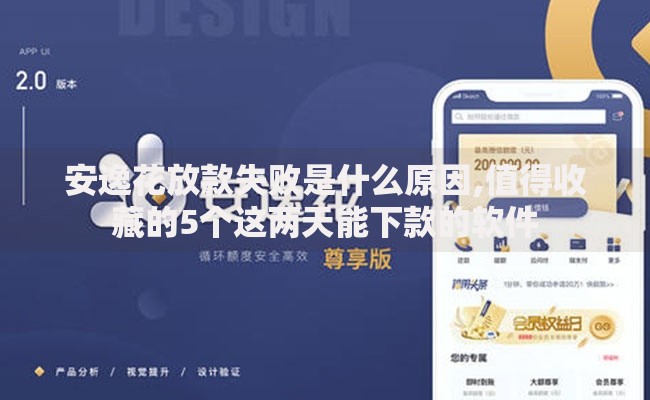 安逸花放款失败是什么原因,值得收藏的5个这两天能下款的软件