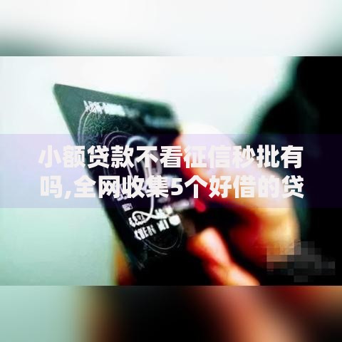 小额贷款不看征信秒批有吗,全网收集5个好借的贷款平台