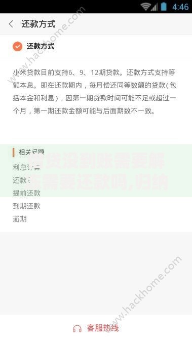 借贷没到账需要解冻需要还款吗,归纳整理5个有不看负债短借的平台