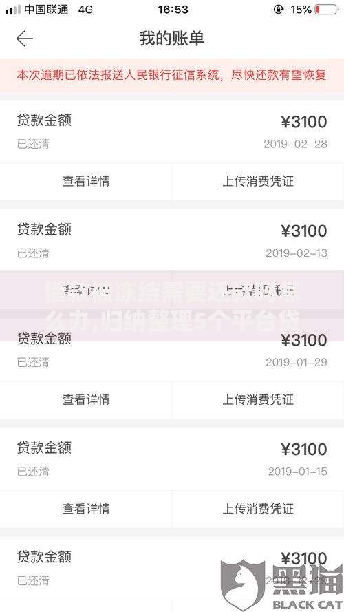 借款被冻结需要还款吗怎么办,归纳整理5个平台贷款不看征信