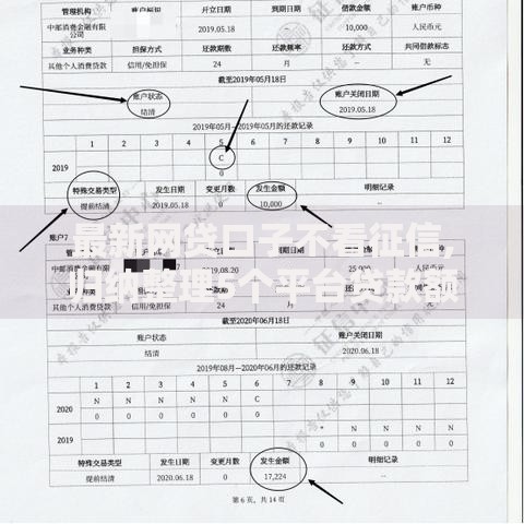 最新网贷口子不看征信,归纳整理5个平台贷款额度高