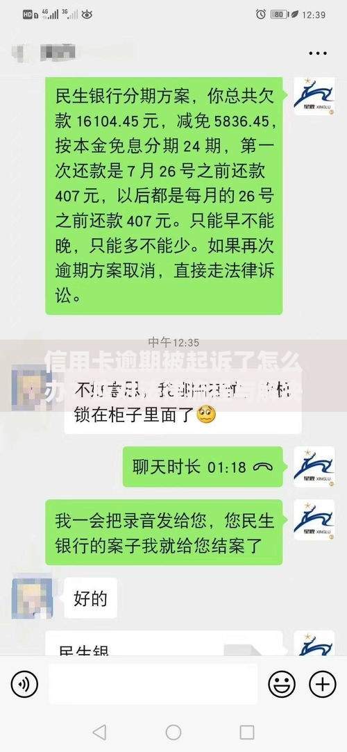 信用卡逾期被起诉了怎么办？应对法律流程与解决方案解析