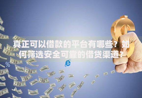 真正可以借款的平台有哪些？如何筛选安全可靠的借贷渠道？