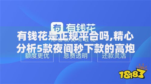 有钱花是正规平台吗,精心分析5款夜间秒下款的高炮口子