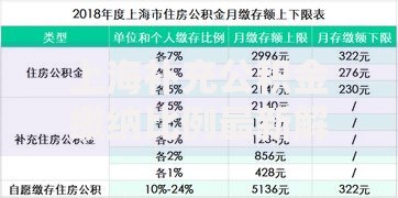 上海补充公积金缴纳比例最新解读与缴纳攻略