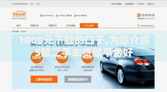 1000元下款的口子,为您介绍5款二手车贷款平台好