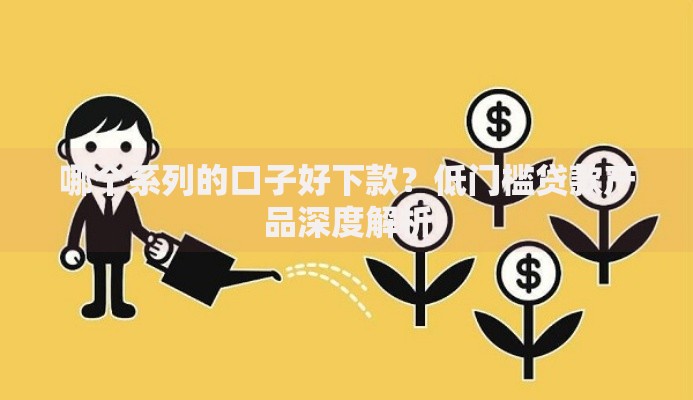 哪个系列的口子好下款？低门槛贷款产品深度解析