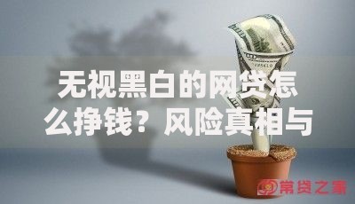 无视黑白的网贷怎么挣钱？风险真相与盈利逻辑解析