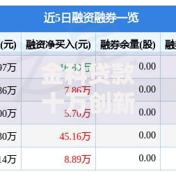 金科贷款十万创新举：如何满足个人融资新需求？