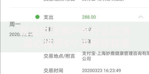 营业执照黑户有什么影响,真心推荐5个求网贷容易下款的口子