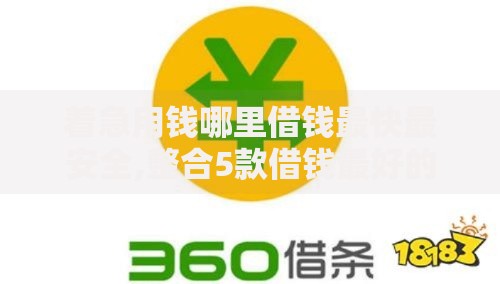 着急用钱哪里借钱最快最安全,整合5款借钱最好的平台