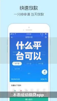 什么平台可以不看征信借款?不看征信的借款平台推荐 什么平台可以不看征信借款?不看征信的借款平台推荐