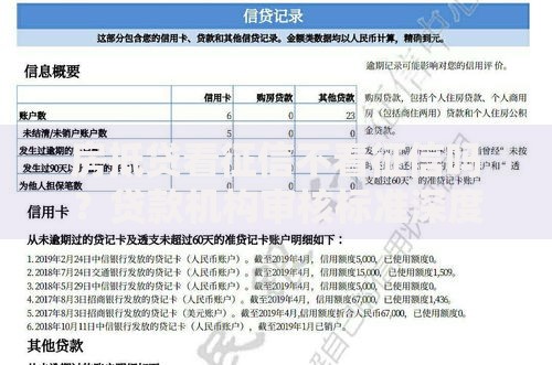 房抵贷看征信不看征信吗？贷款机构审核标准深度解析