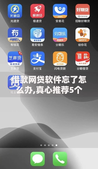 借款网贷软件忘了怎么办,真心推荐5个正规网贷平台
