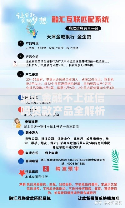 鼎汇金融不上征信吗贷款产品全解析