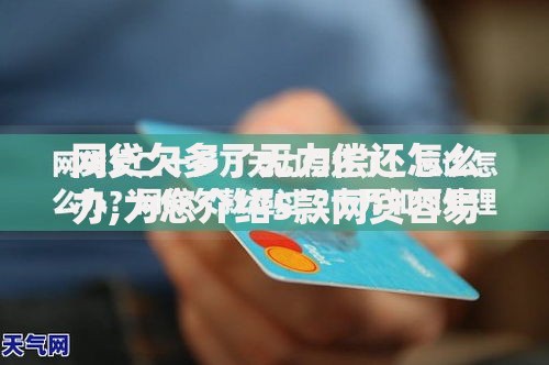 网贷欠多了无力偿还怎么办,为您介绍5款网贷容易下款的平台
