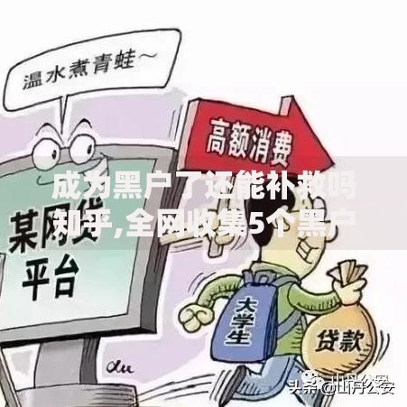 成为黑户了还能补救吗知乎,全网收集5个黑户网贷平台秒下款简单