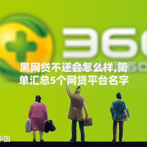黑网贷不还会怎么样,简单汇总5个网贷平台名字大全列表