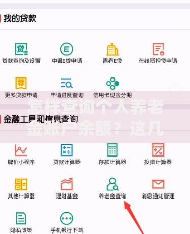 怎样查询个人养老金账户余额？这几种方法超实用